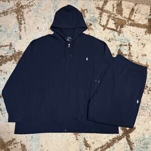 Polo Ralph Lauren Performance Sweatsuit Size 3XB Big and Tall Navy
